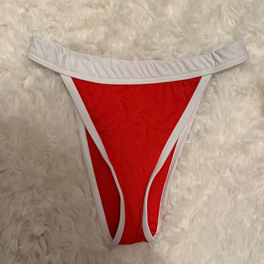 Dippin' Daisy's Red and White Bikini Bottom
